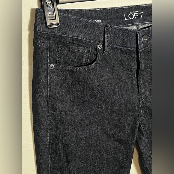 LOFT Dark Blue Modern Skinny Jeans sz 28 / 6 NWT - Picture 3 of 11
